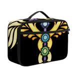 The Seven Chakras Caduceus Print Portable Lunch Bag