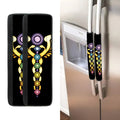 The Seven Chakras Caduceus Print Refrigerator Handle Covers