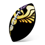 The Seven Chakras Caduceus Print Rugby Ball