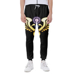 The Seven Chakras Caduceus Print Scuba Joggers