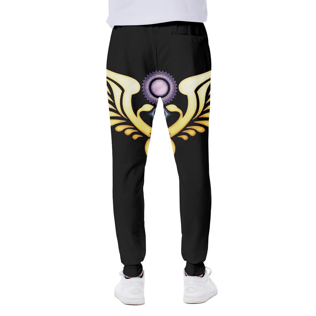 The Seven Chakras Caduceus Print Scuba Joggers