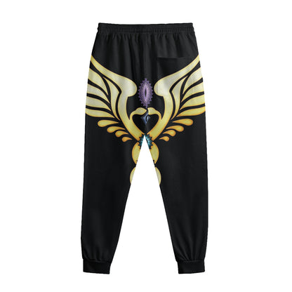 The Seven Chakras Caduceus Print Sweatpants