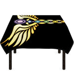 The Seven Chakras Caduceus Print Tablecloth