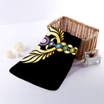 The Seven Chakras Caduceus Print Towel