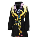 The Seven Chakras Caduceus Print Women's Bathrobe