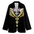 The Seven Chakras Caduceus Print Women's Blazer
