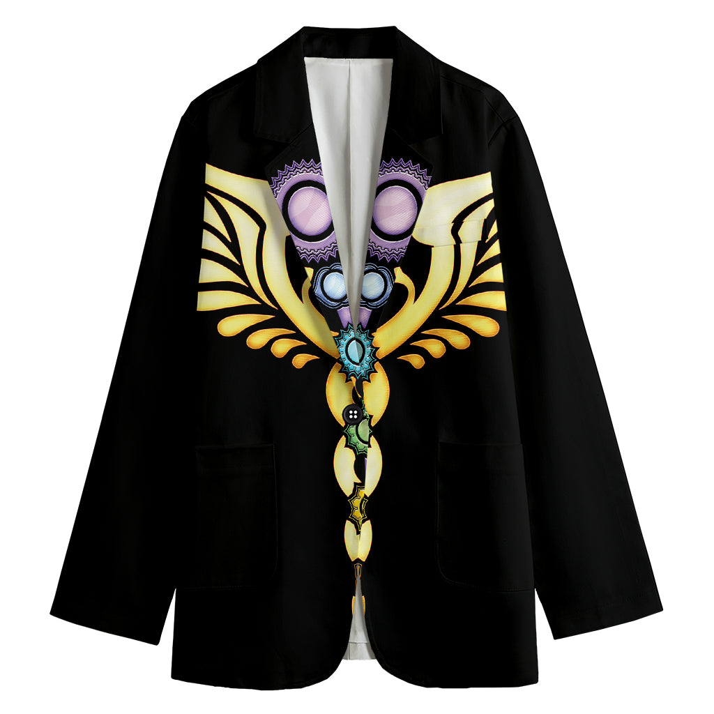 The Seven Chakras Caduceus Print Women's Blazer