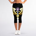The Seven Chakras Caduceus Print Women's Capri Leggings