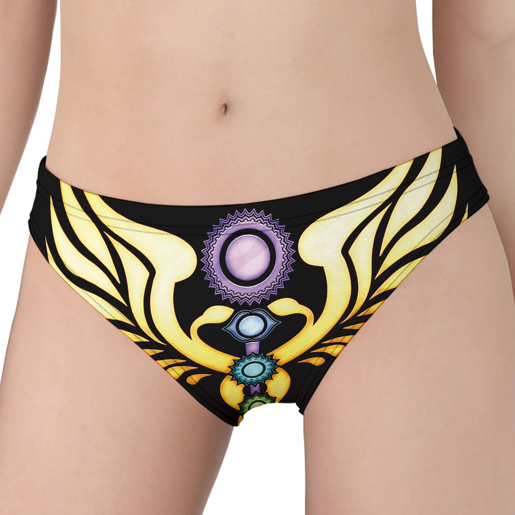 The Seven Chakras Caduceus Print Women's Panties