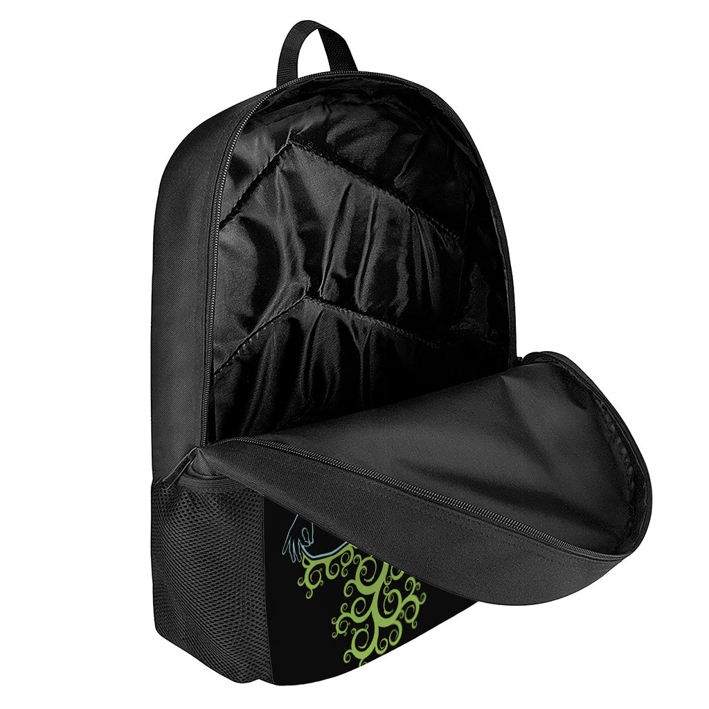 The Seven Chakras Print 17 Inch Backpack