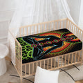 The Seven Chakras Print Baby Crib Sheet