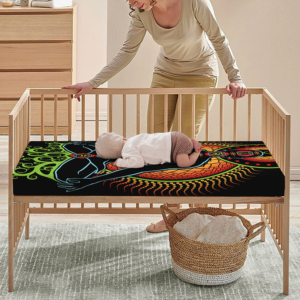 The Seven Chakras Print Baby Crib Sheet