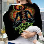 The Seven Chakras Print Baby Seat Cover