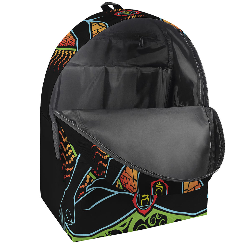 The Seven Chakras Print Backpack