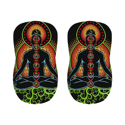 The Seven Chakras Print Bar Stool Covers