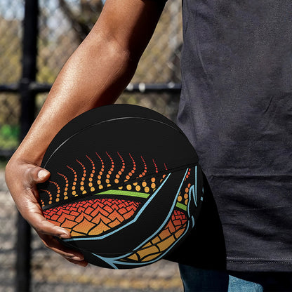 The Seven Chakras Print Basketball