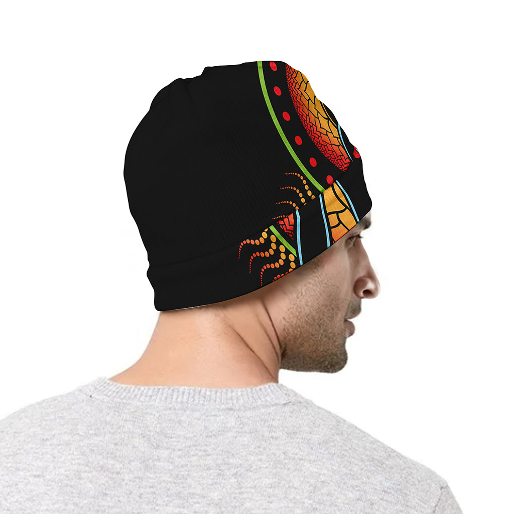 The Seven Chakras Print Beanie