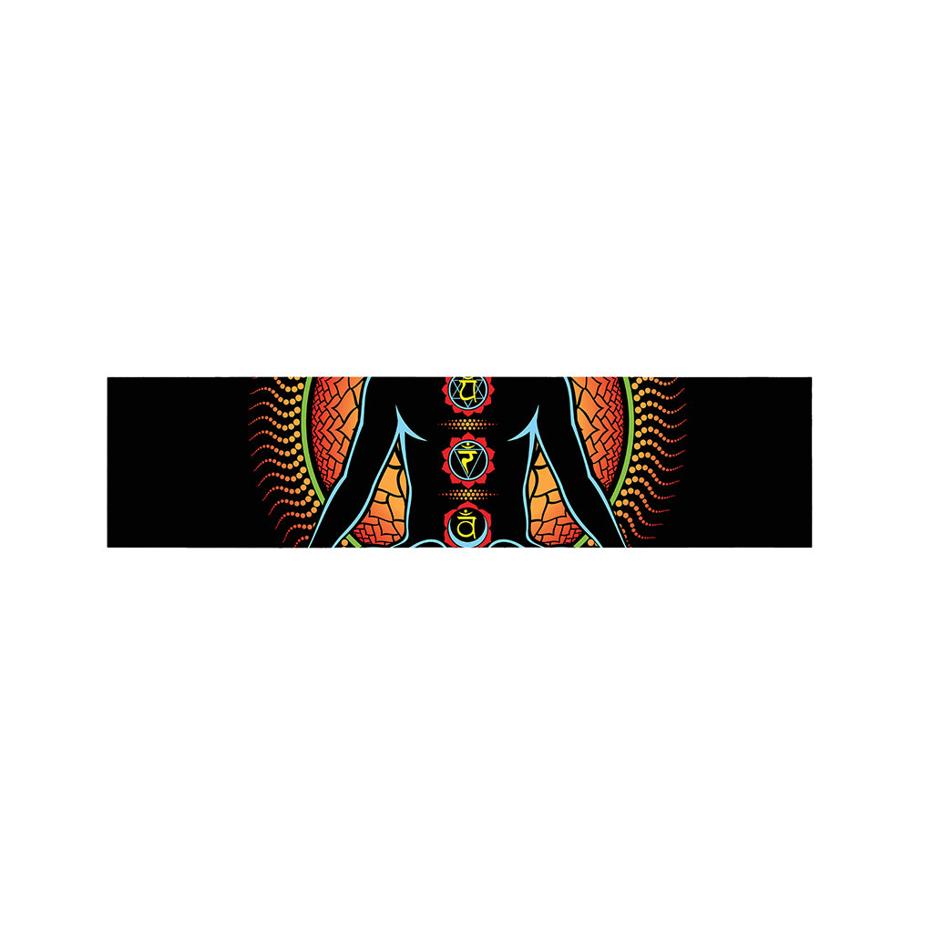 The Seven Chakras Print Bed Runner