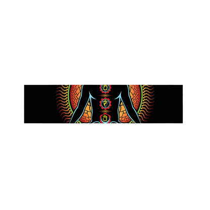 The Seven Chakras Print Bed Runner
