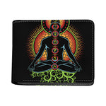 The Seven Chakras Print Bifold Wallet