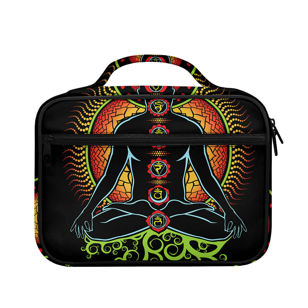 The Seven Chakras Print Briefcase Bible Bag