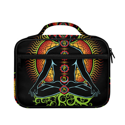 The Seven Chakras Print Briefcase Bible Bag