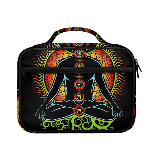The Seven Chakras Print Briefcase Bible Bag