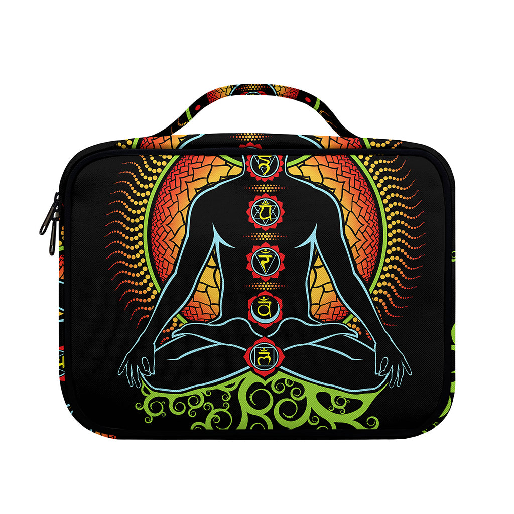 The Seven Chakras Print Briefcase Bible Bag