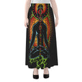 The Seven Chakras Print Chiffon Maxi Skirt
