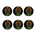 The Seven Chakras Print Coaster Set
