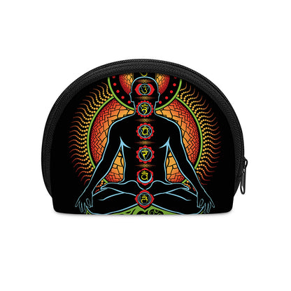 The Seven Chakras Print Coin Purse