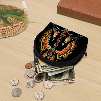 The Seven Chakras Print Coin Purse