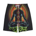The Seven Chakras Print Cotton Shorts