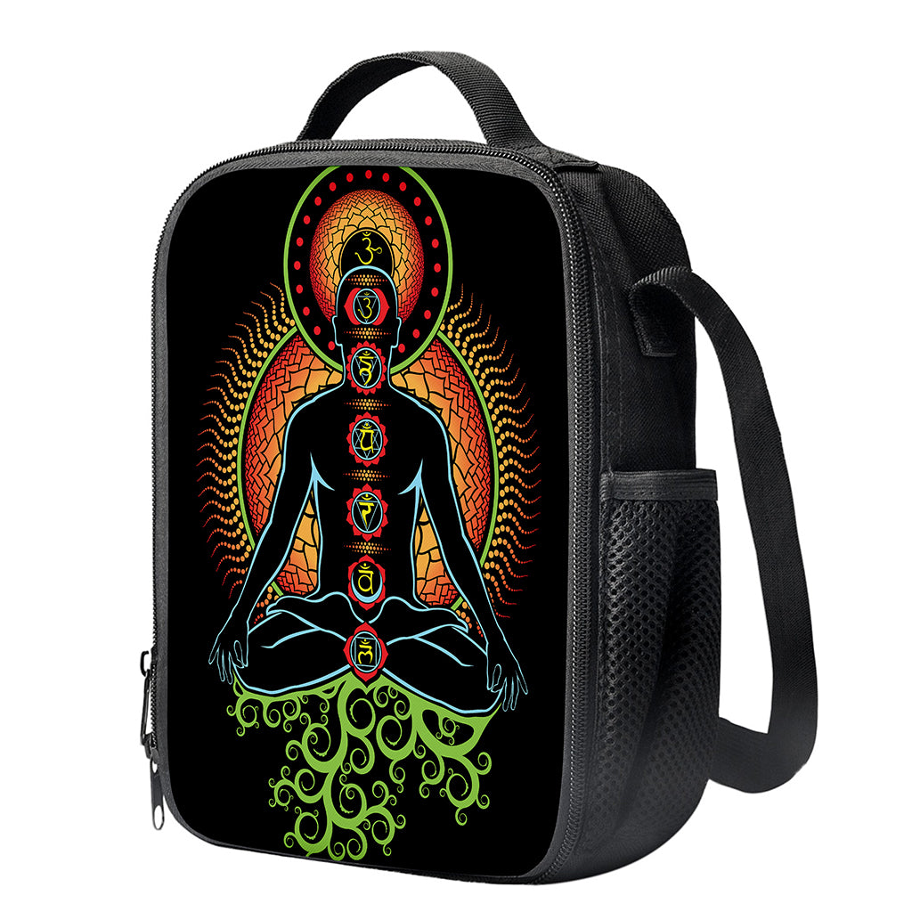 The Seven Chakras Print Crossbody Lunch Bag