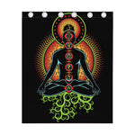 The Seven Chakras Print Curtain