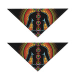 The Seven Chakras Print Dog Bandana
