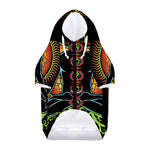 The Seven Chakras Print Dog Zip Up Hoodie