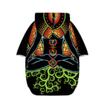 The Seven Chakras Print Dog Zip Up Hoodie