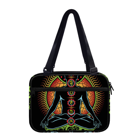 The Seven Chakras Print Double Strap Bible Bag