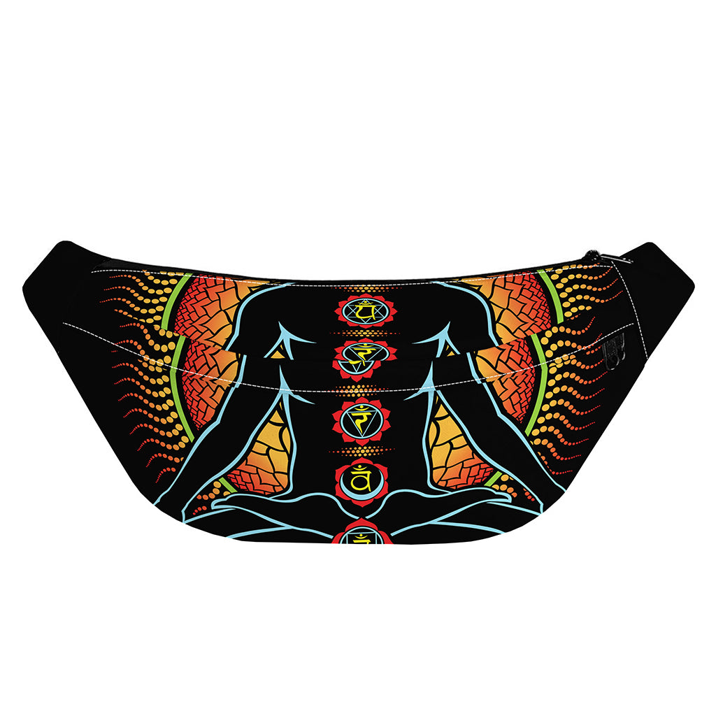 The Seven Chakras Print Fanny Pack