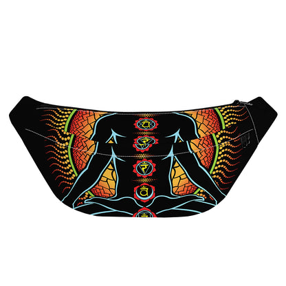 The Seven Chakras Print Fanny Pack