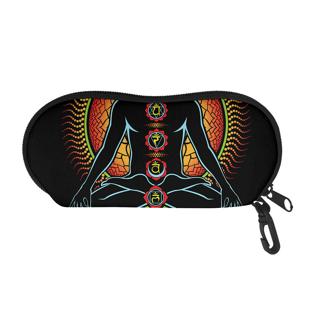 The Seven Chakras Print Glasses Case