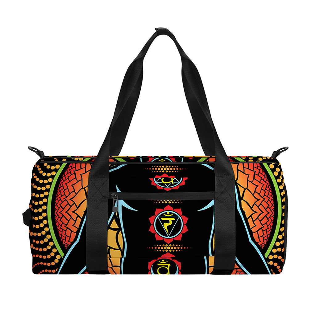 The Seven Chakras Print Gym Bag