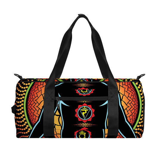 The Seven Chakras Print Gym Bag