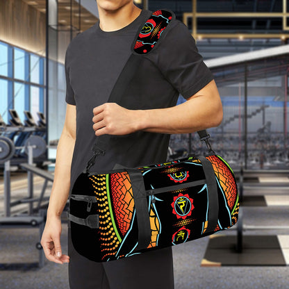 The Seven Chakras Print Gym Bag