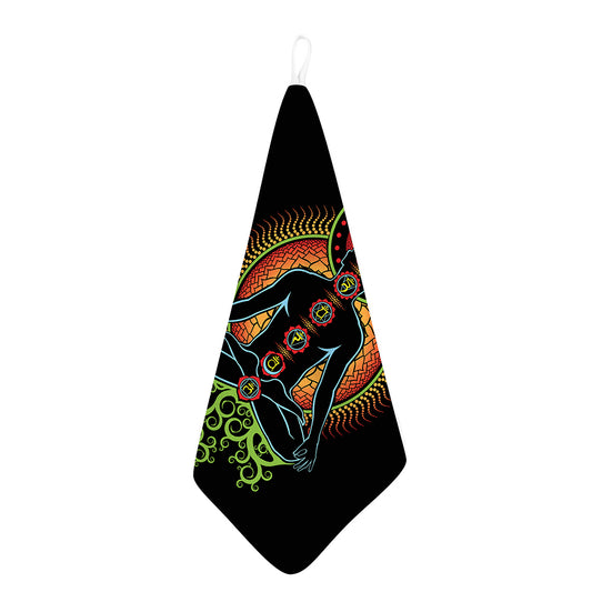 The Seven Chakras Print Hand Towel