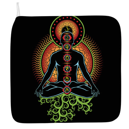The Seven Chakras Print Hand Towel