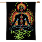 The Seven Chakras Print House Flag