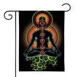 The Seven Chakras Print House Flag