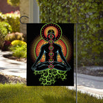The Seven Chakras Print House Flag